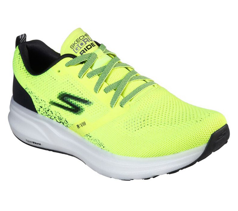 Skechers Gorun Ride 8 Hyper - Mens Running Shoes Yellow/Black [AU-IM8029]